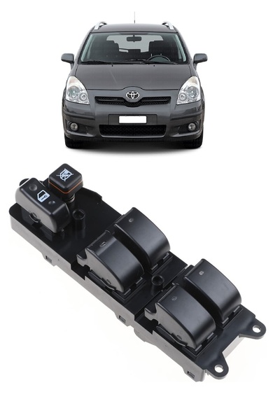 cme parts Toyota Corolla Verso 2002 - 2007 Uyumlu Ön Sol Kapı Dörtlü Cam Açma...