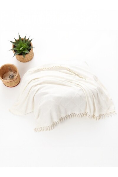 Şaheser Home Collection Şaheser Home Mona Pike 220X240 cm – Jacquard Waffle W...