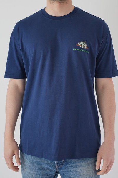 CHOTANAQ Just Want Some Sleep Printed T-Shirt