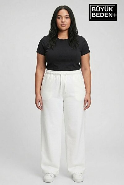 Superlife Women's Plus Size Wide Leg High Waist Elastic Loose Sweatpants Spr2...