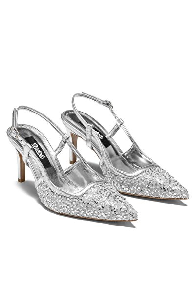 Dedos Γυναικεία βραδινά παπούτσια με ψηλό τακούνι, ανοιχτή πλάτη, μυτερή μύτη...