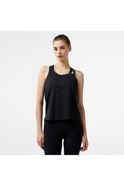 Nike Dri-FIT ADV AeroSwift Γυναικεία Αγωνιστική Μπλούζα Μαύρη |   DM7551-010