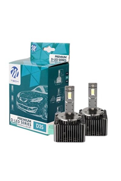 M-TECH Σετ 2 λαμπτήρων LED αυτοκινήτου D3S, Canbus, 35W, 8400Lm, 12V-24V