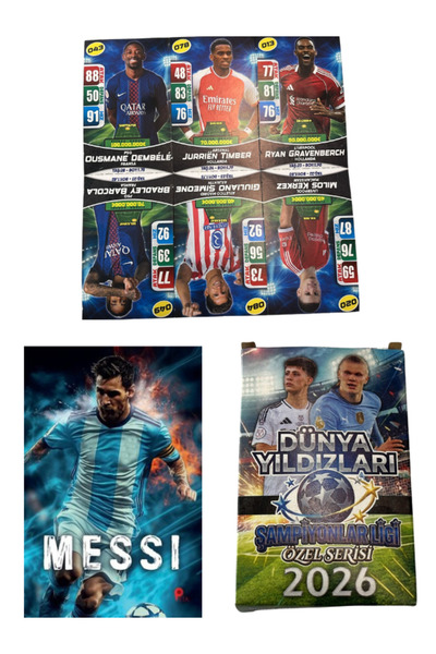 peta kitap Lionel Messi - (POSTER, AYRAÇ DÜNYA YILDIZLARI ŞAMPİYONLAR LİGİ ÖZ...