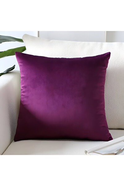 METİNEV Studio Design: Minimalist Textured Premium Velvet Throw Pillow