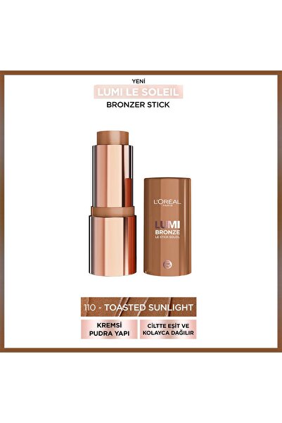 L'Oreal Paris L'Oréal Paris Lumi Bronzlaştırıcı Stick 110 Toasted Sunlight – ...