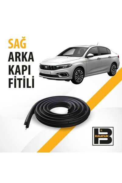 B&M KAUÇUK Fiat Egea Sedan Sağ Arka Kapı Fitili Bm00319