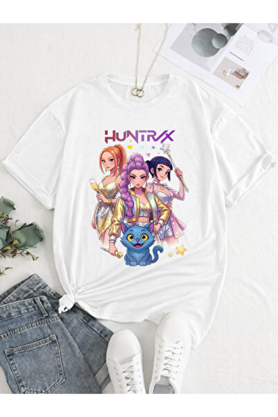 barsdepo HUNTRİX Tişört, PREMIUM Kalite Unisex Çocuk / Yetişkin (Süpriz Hediy...