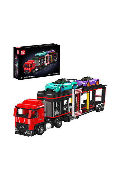 Mould King 24078 Sports Car Transporter Model Araç Yapı Seti – 997 Parça (MouldKing)