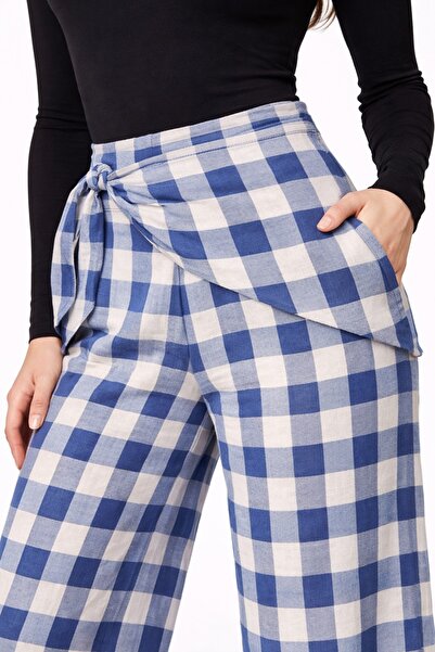 Etos Παντελόνι - Μπλε - Μακρύ