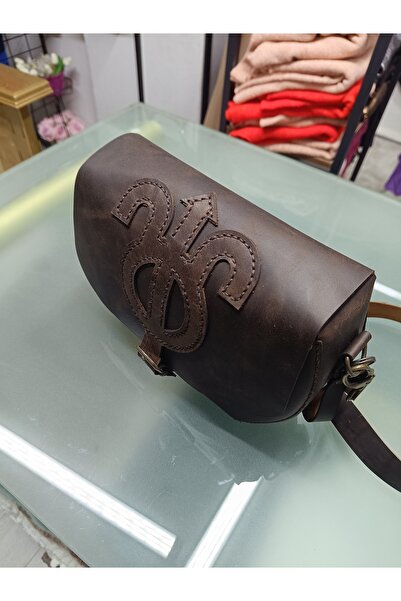 TheDebbağ Real Leather Adjustable Shoulder Bag Hand-Stitched