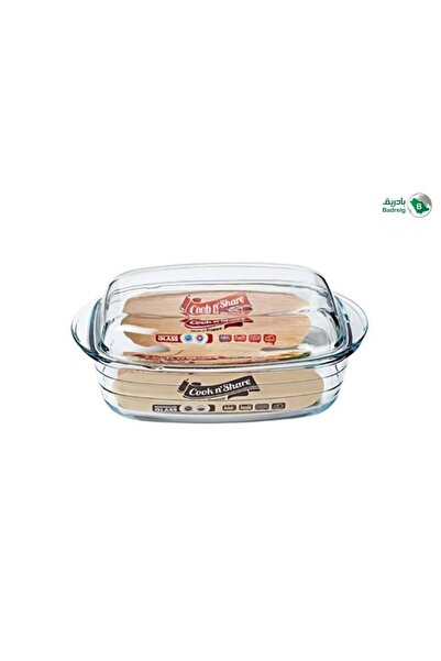 badreig Cook and share rectangular 4.5 quart covered pot