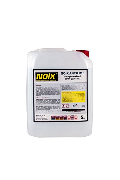 NOİX Endüstriyel Bulaşık Makinesi Kireç Sökücü 5 KG