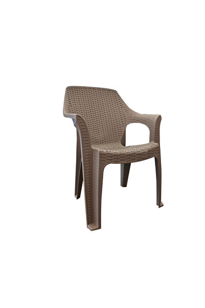 Olgun Home Leva Garden Koltuk Queen Rattan Kahve 1 Adet
