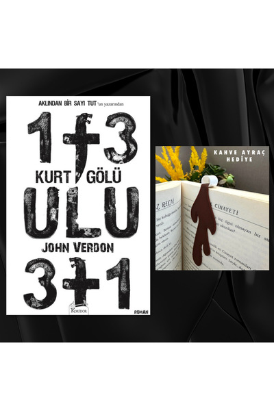 Koridor Yayıncılık KURT GÖLÜ / DÖKÜLEN KAHVE FİGÜRLÜ KİTAP AYRACI HEDİYE