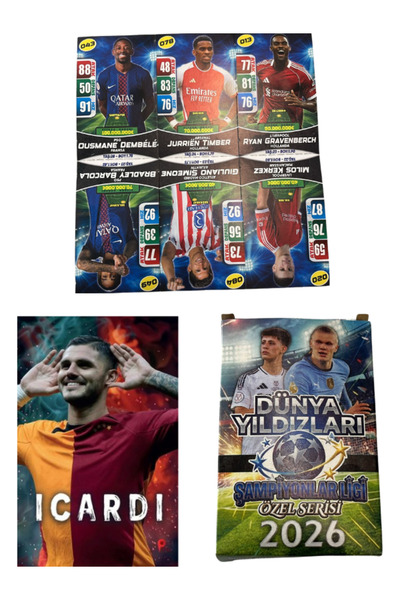 peta kitap Mauro Icardi - (POSTER, AYRAÇ VE DÜNYA YILDIZLARI ŞAMPİYONLAR LİGİ...
