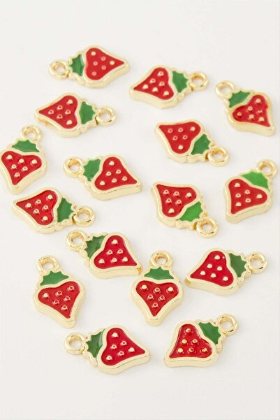 Marsilyan Strawberry Enamel Pendant Apparatus 1 Piece Ilkel-Bjt940
