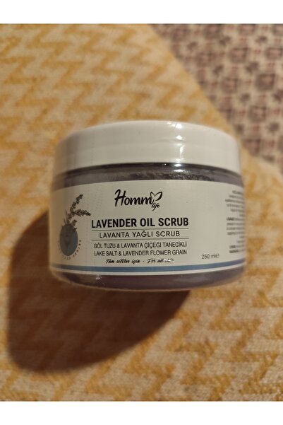 homm Hommlife lavender oıl scrup lavanta yağlı scrup vücut peeling
