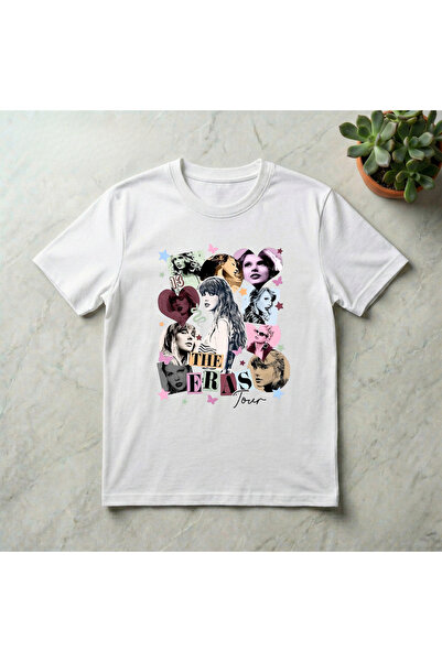 Grafftee Clothing تي شيرت تايلور سويفت ذا إيراس تور مصنوع من القطن للجنسين لل...