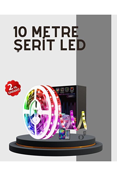 Nexora Su Geçirmez 10M Smart Şerit Led TV Arkası ve Oda Dekorasyonu İçin - NN...