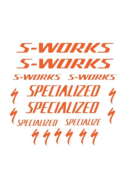 Oracal Επαγγελματικό σετ αυτοκόλλητων για πλαίσιο ποδηλάτου Specialized/S-Wor...