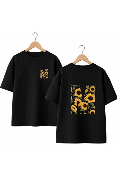 playwear Μπλουζάκι Ay Çicek M με στάμπα στην πλάτη και στο στήθος, 100% βαμβα...