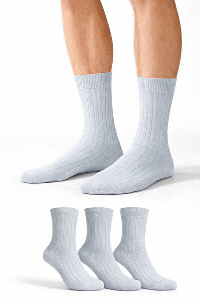 KaeLaurean Ανδρικές κάλτσες Earth Colors 3 τεμαχίων με ρίγες