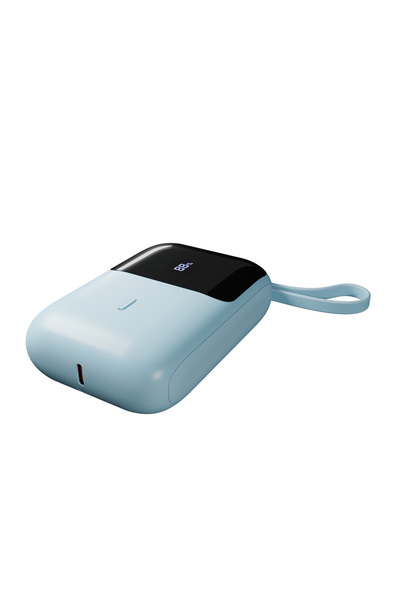 AydınTrends S-link P109M 10000mAh PD20W+QC18W+HSC22.5W Mavi LCD Taşınabilir P...