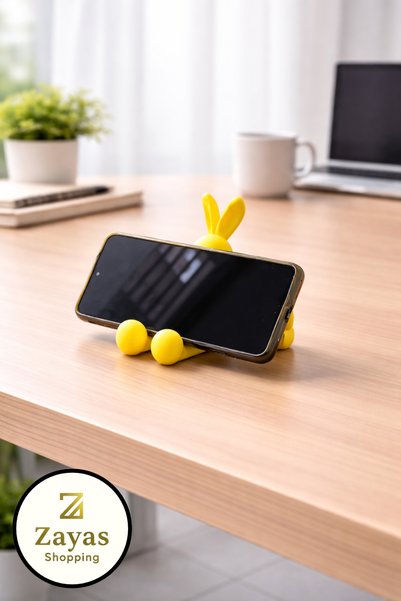 Zayas Shopping Cute Rabbit Phone Stand – Phone Holder for Office & Home