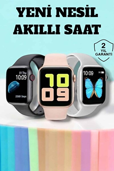 GENELEC Akıllı Saat Arama Cevaplayan Dokunmatik Ekran Bleutooth Bağlantılı - ...