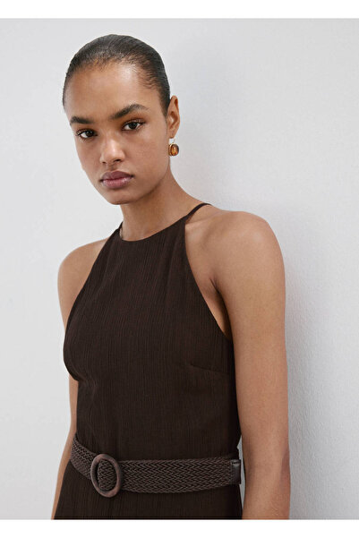 MANGO Woman Halter yaka belli tulum