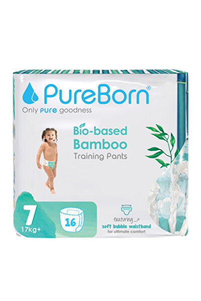 PUREBORN حفاضات داي دريمز - عبوة واحدة مقاس 7-16 قطعة - متنوعة