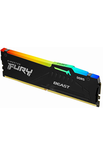 Kingston Memorie RAM Fury Beast RGB 32GB [1x32GB 6000MHz DDR5 CL36 DIMM]