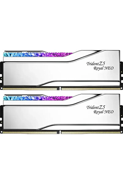 G Skill Μνήμες RAM G.Skill Trident Z5 Royal NEO RGB Silver 48GB DDR5 8000Mhz ...
