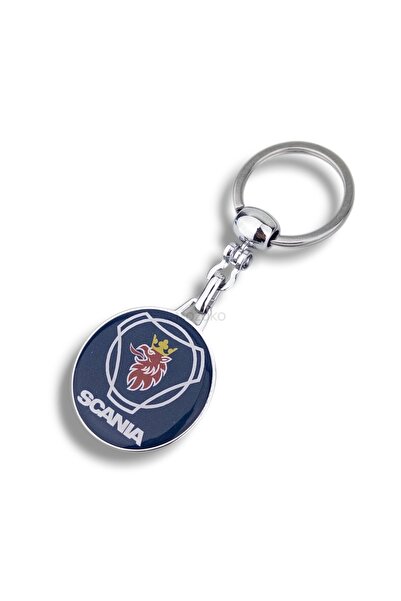 MOZOKO Breloc auto elegant, imprimat prin transfer, cu logo Scania de înaltă ...