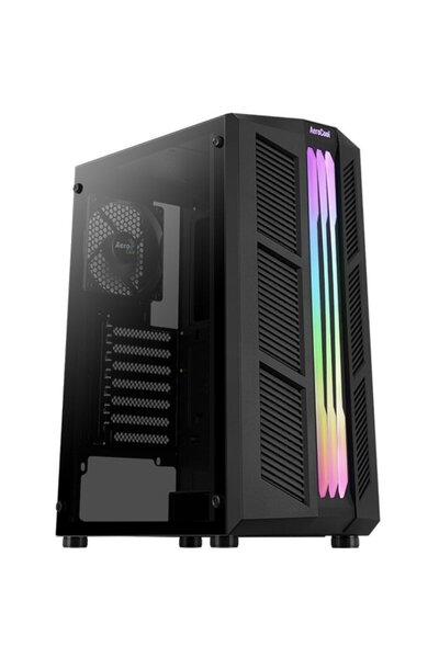 AEROCOOL Carcasa PC Midi Prime v1 MicroATX/ATX/MiniITX o.N. 1xFAN