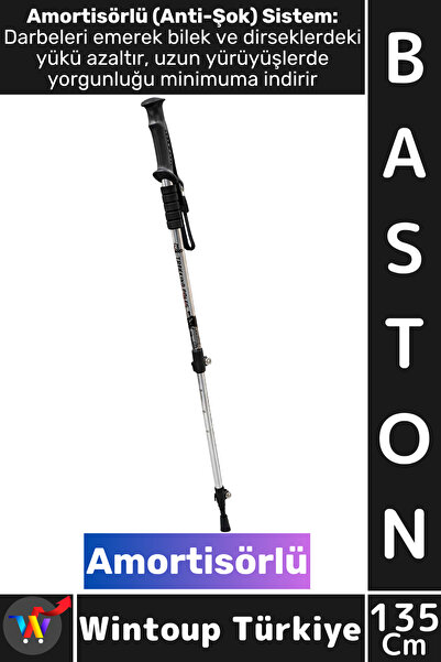 Wintoup #Baston Ergonomik Konforlu Outdoor Baston Amortisörlü Ayarlanabilir T...