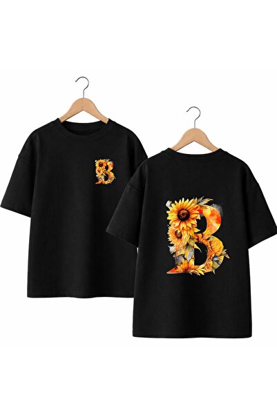 playwear Majica sa otiskom mesečevog cveta i slova B na leđima i grudima, 100...