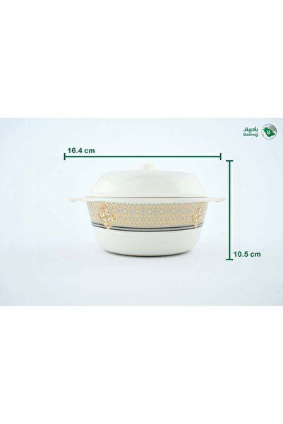 badreig زبادي بيد بغطاء صغيره مقاس 6.5 ميلامين |صنع في السعودية