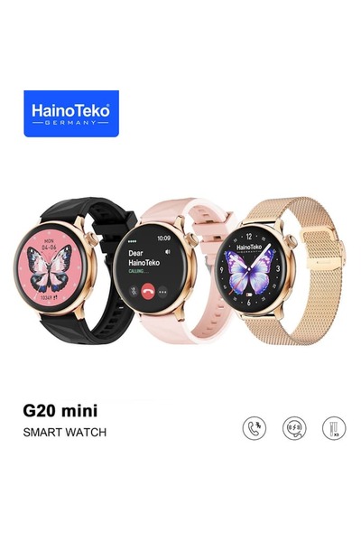 PeacHTec HainoTeko G20 Mini Akıllı Saat Bluetooth Arama iOS & Android Uyumlu