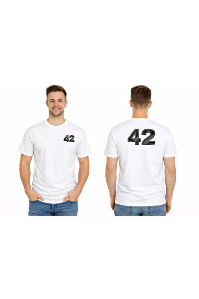 VODEXA Unisex majica prevelikog kroja 42, štampana, 100% pamučna majica, udob...