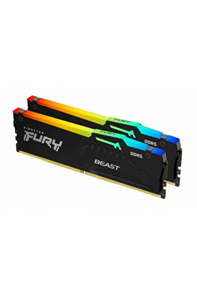 Kingston Μνήμες RAM Fury Beast RGB 64GB [2x32GB 5600MHz DDR5 CL36 DIMM]