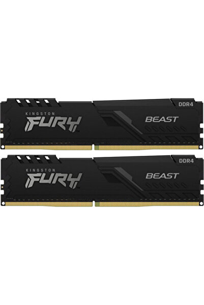 Kingston Μνήμες RAM FURY Beast 16GB DDR4 3200MHz CL16 Κιτ Διπλού Καναλιού