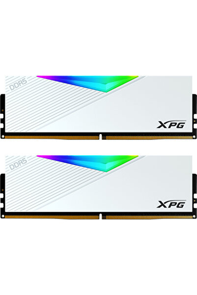 Adata Memorie RAM XPG LANCER RGB Ediție Albă 64GB DDR5 6000Mhz CL30 Kit Dual ...