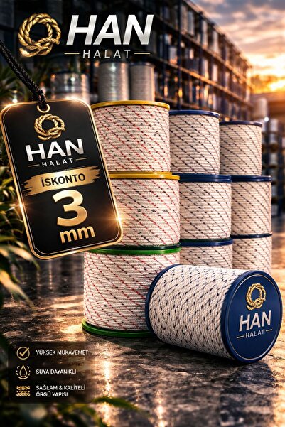 HAN HALAT 3 mm İskota halat
