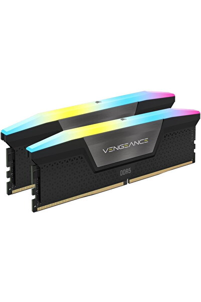 Corsair Памет RAM Vengeance RGB, INTEL XMP DDR5 - 64GB - 6400 - CL - 40 (2x 3...