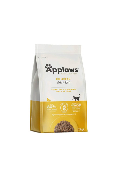 Applaws ابلاوز طعام جاف دجاج للقطط 7.5 كغ