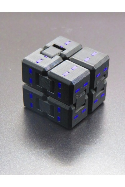 3D Minecraft enderman stres küpü infinity cube sonsuzluk küpü