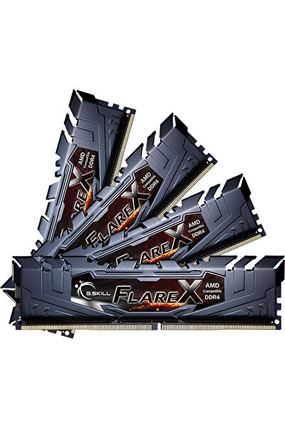 G Skill Memorie RAM G.Skill Flare X, 32GB (4x8GB), DDR4, 3200MHz, CL16, 1.35V...