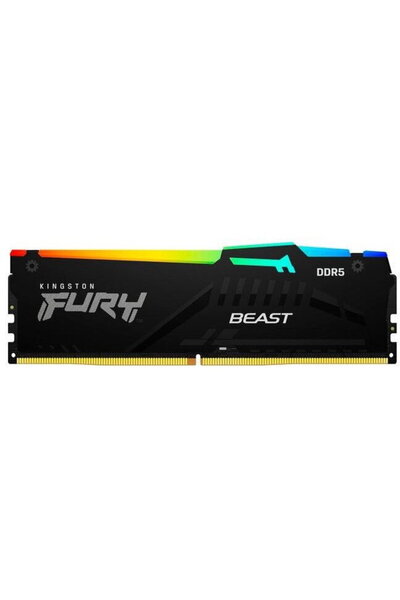 Kingston Memorie RAM Memorie 32GB DDR5 6400MHz CL32 FURY Beast RGB